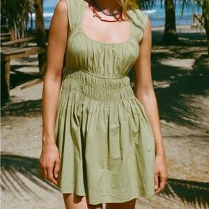 Ciao Lucia Abella Mini Dress Khaki